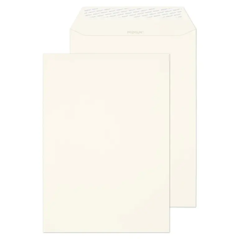 C4 High White Premium Business Peel & Seal Pocket Envelopes (120gsm)