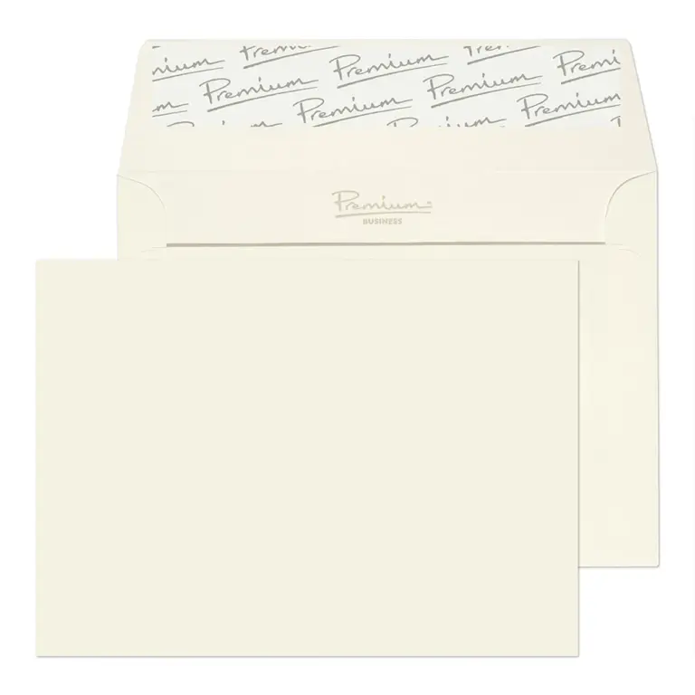 C6 High White Laid Business Premium Peel & Seal Wallet Envelopes