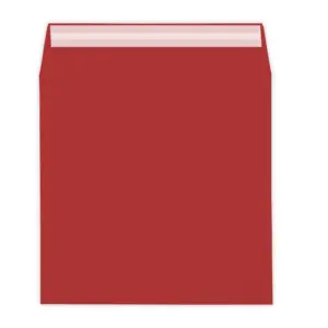 155mm Square Bright Red Peel & Seal Envelopes (120gsm) - View 3