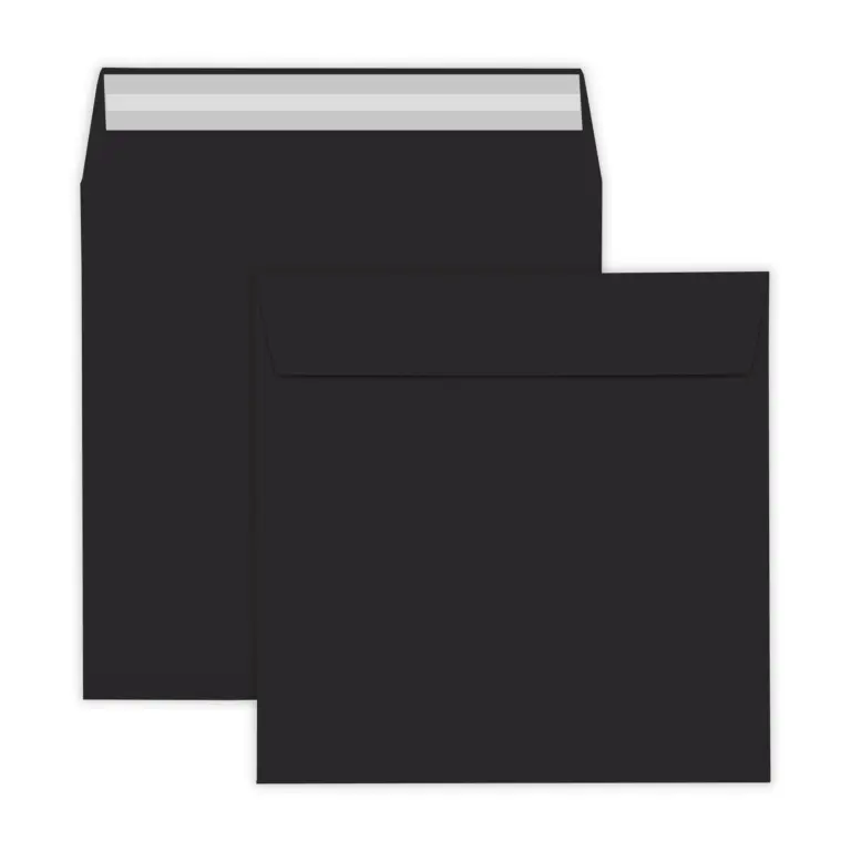 155mm Square Dark Blue Peel & Seal Envelopes (120gsm)