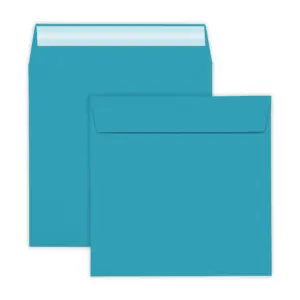 155mm Square Bright Blue Peel & Seal Envelopes (120gsm) 10 155mm square bright blue peel seal envelopes 120gsm Combined 1