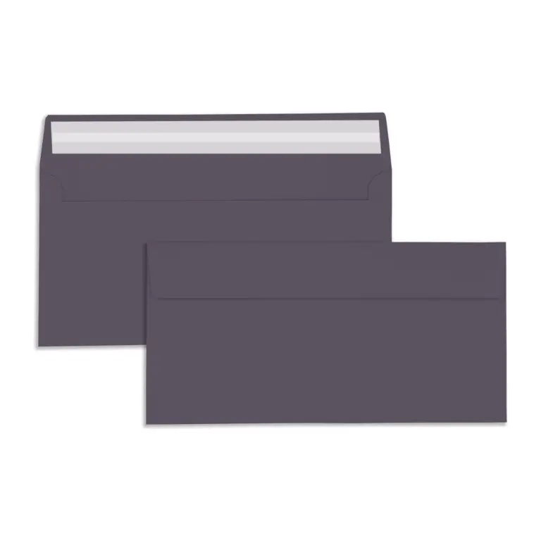 DL Purple Peel & Seal Wallet Envelopes (120gsm)