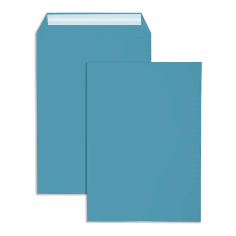 C4 Bright Blue Peel & Seal Envelopes (120gsm)