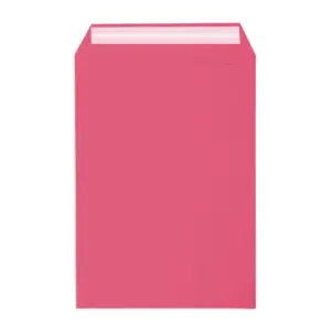 C4 Bright Pink Peel & Seal Envelopes (120gsm) - View 4