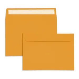 C6 Dark Yellow Peel & Seal Wallet Envelopes (120gsm) 2 C6 Dark Yellow Peel & Seal Wallet Envelopes (120gsm)