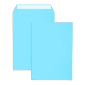 C4 Mid Blue Peel & Seal Envelopes (120gsm) 9 Env C4 324x229 Mid Blue Combined