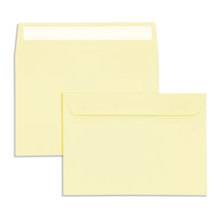 C5 Ivory Laid Peel & Seal Wallet Envelopes (120gsm)