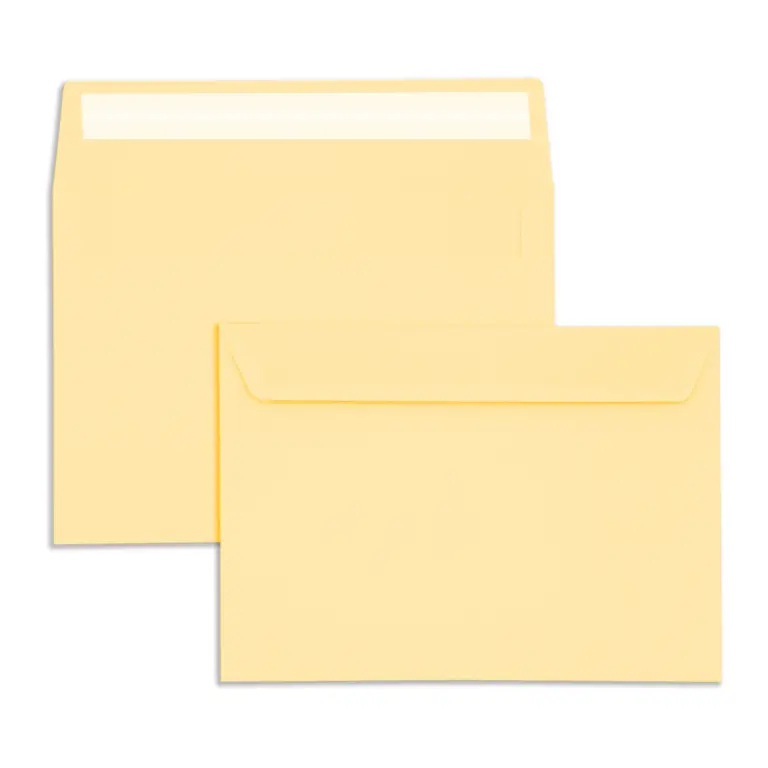 C5 Magnolia Peel & Seal Wallet Envelopes (120gsm)