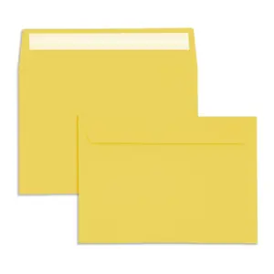 C6 Mid Yellow Peel & Seal Wallet Envelopes (120gsm) 8 C6 Mid Yellow Peel & Seal Wallet Envelopes (120gsm)