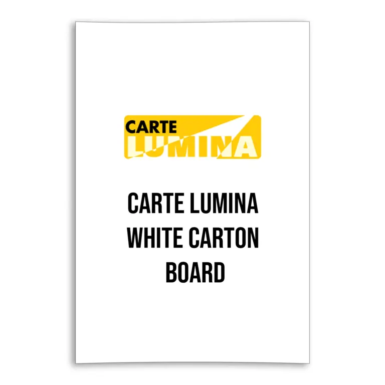 Carte Lumina White Carton Board