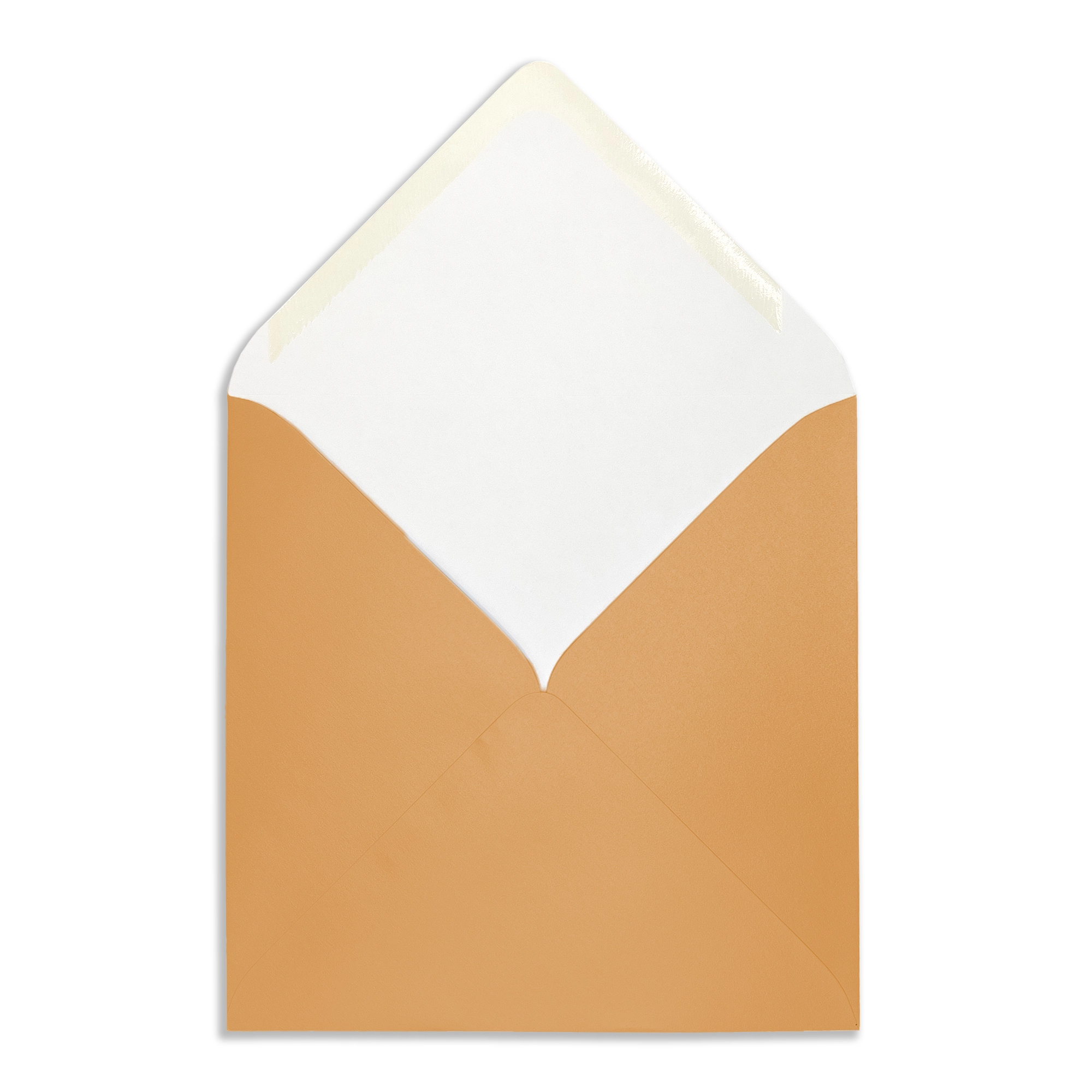 155m Square Pearlescent Caramel Envelopes (100gsm) 3 ENV-SQ-Envelope-Copper-Flap-Open
