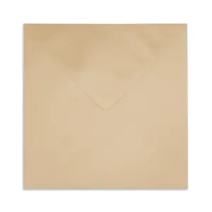 130mm Square Pearlescent Nude Envelopes (100gsm) 3 ENV SQ Envelope Nude Flap Closed