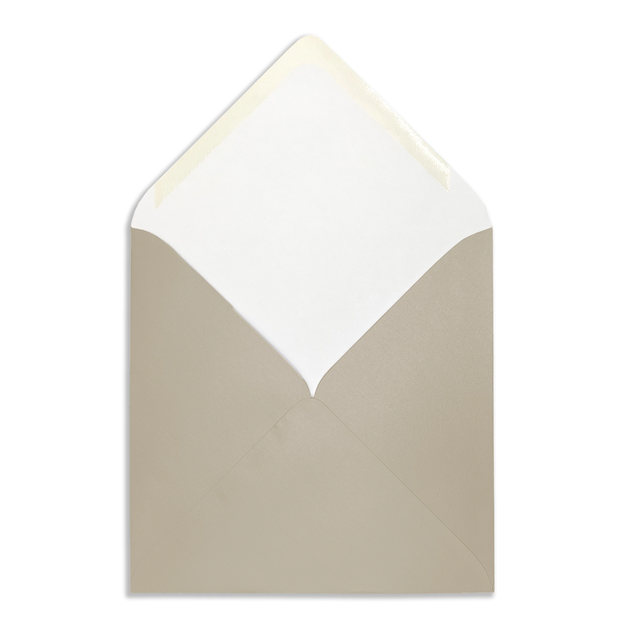 155mm Square Pearlescent Sand Envelopes (100gsm) 3 ENV-SQ-Envelope-Sand-Flap-Open