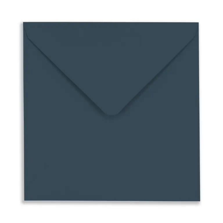 155mm Square Smokey Blue Envelopes (120gsm)