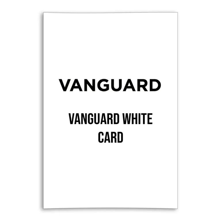 Vanguard White Card