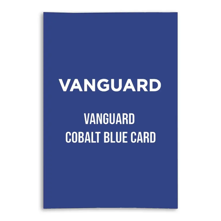 Vanguard Cobalt Blue Card
