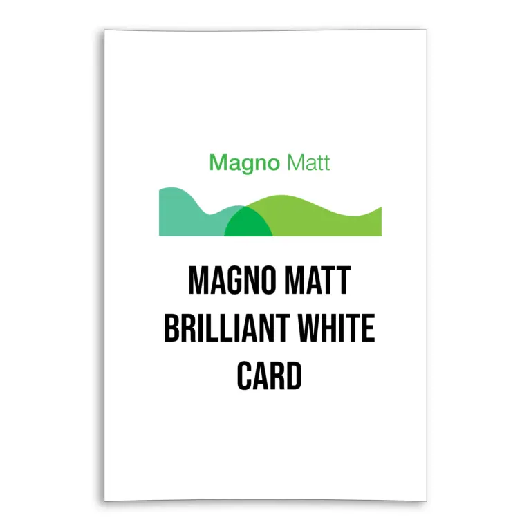 Magno Matt Brilliant White Card