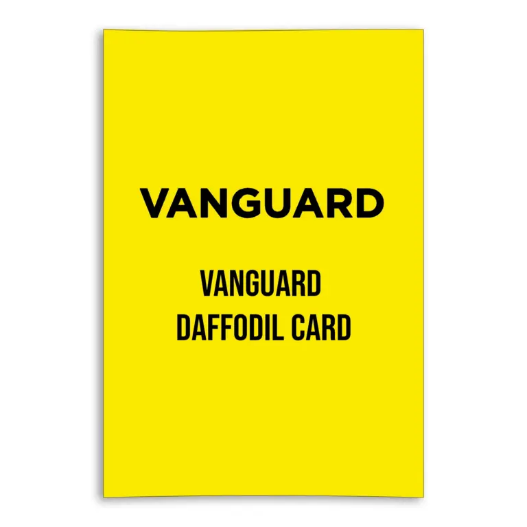 Vanguard Daffodil Card