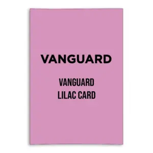 vanguard lilac card