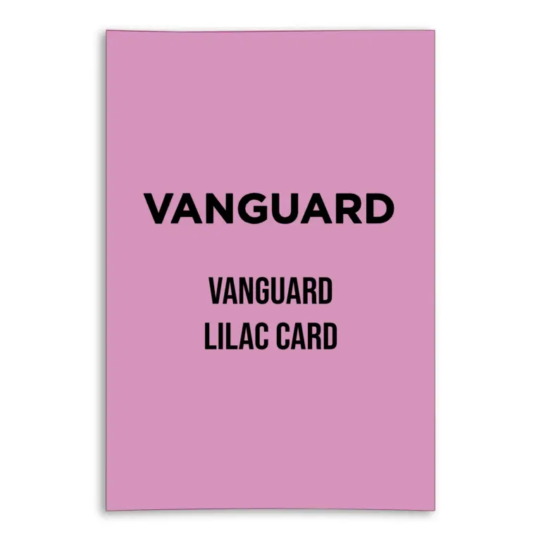 Vanguard Lilac Card