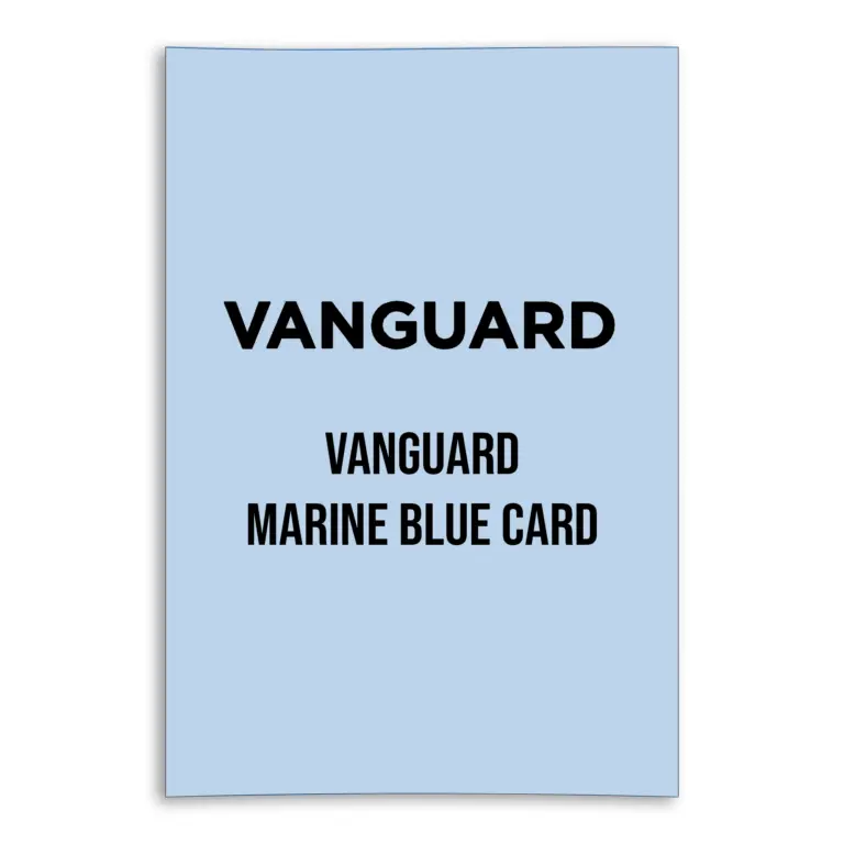 Vanguard Marine Blue Card