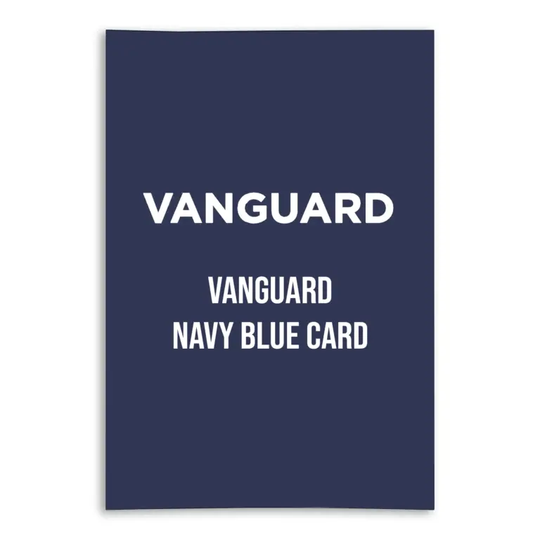 Vanguard Navy Blue Card