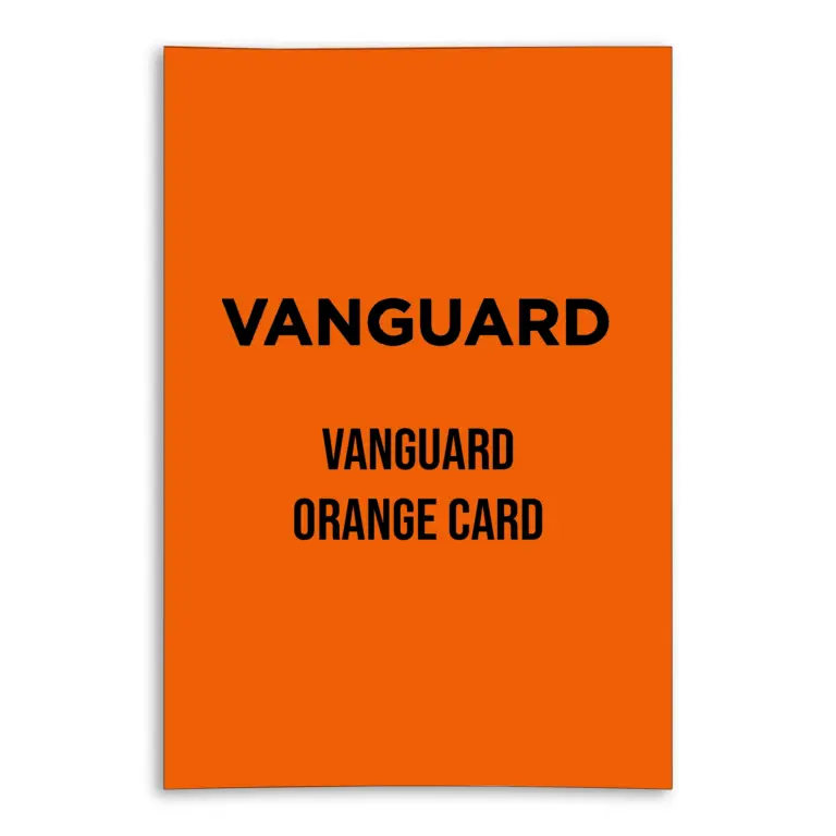 Vanguard Orange Card