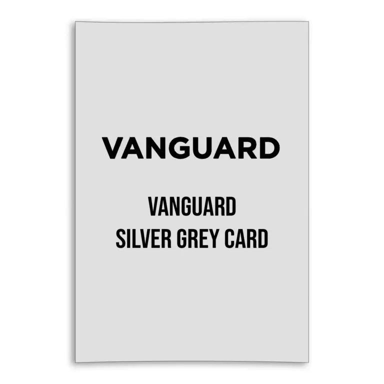 Vanguard Silver Grey Card