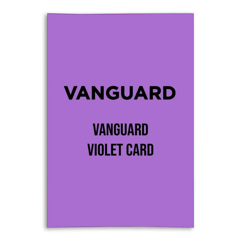 Vanguard Violet Card