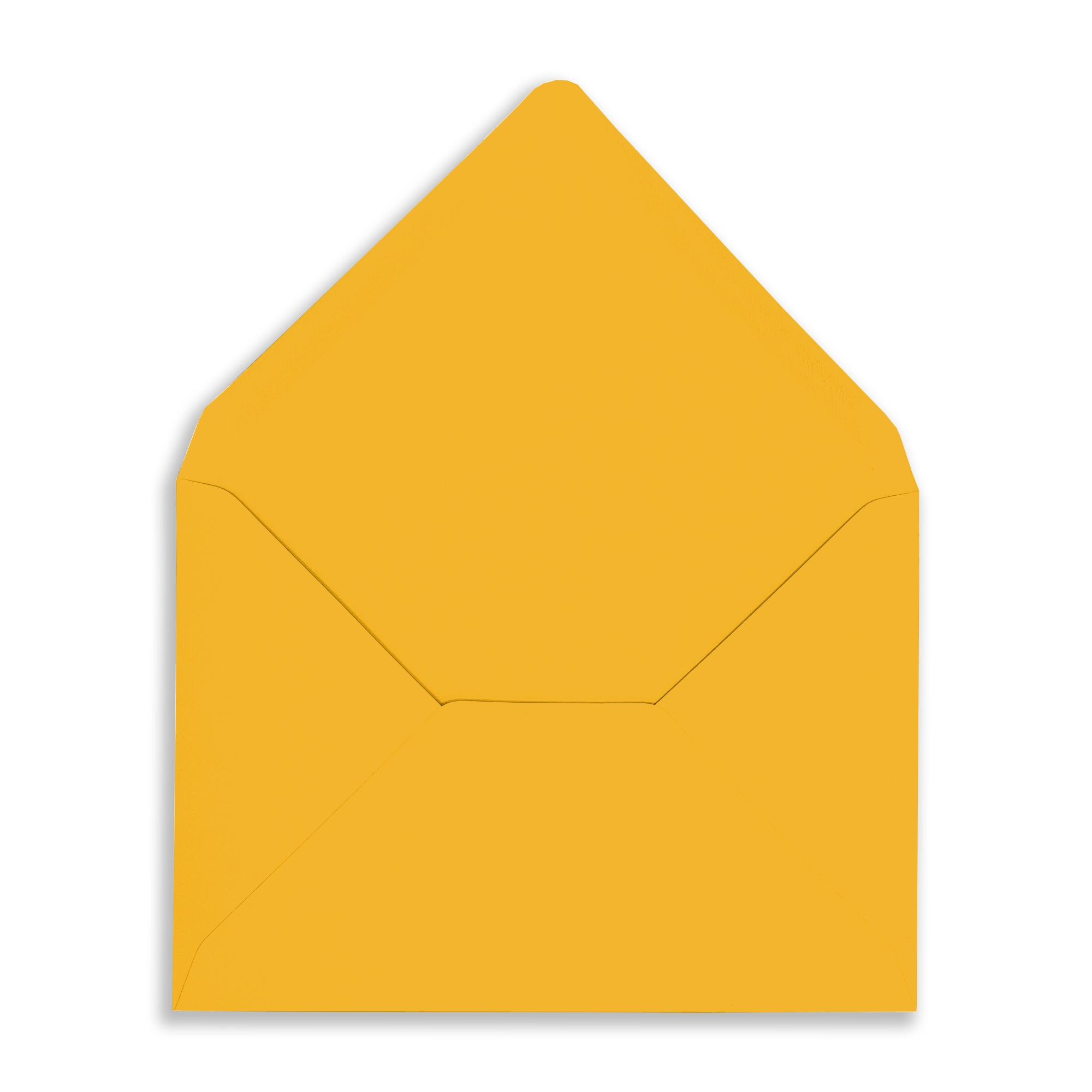65 x 94mm Dark Yellow Envelopes (120gsm) 3 GC65DY-Dark-yellow-65x94mm-Open