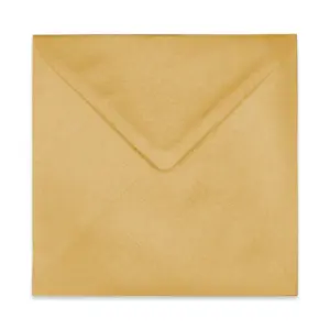 Rustic Gold Sq Envelopes Back
