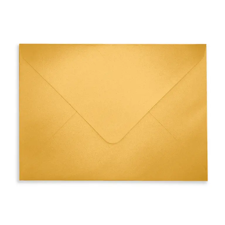 133 x 184mm Pearlescent Sunshine Gold Envelopes (100gsm)