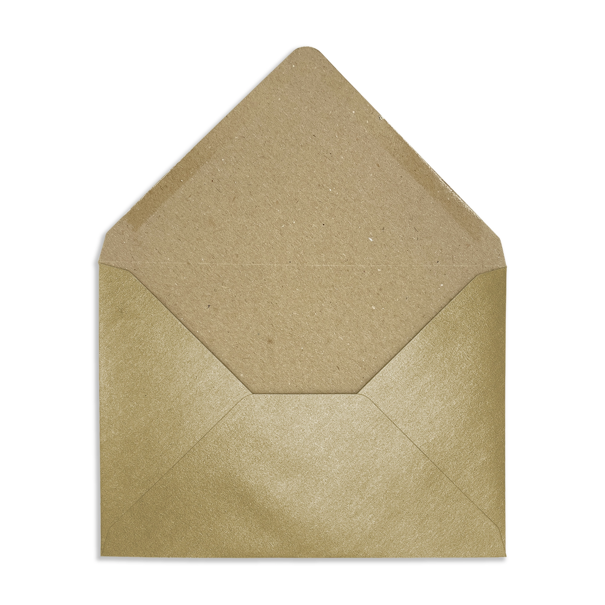 133mm x 184mm Rustic Pure Gold Recycled Kraft Pearlescent Envelopes (120gsm)