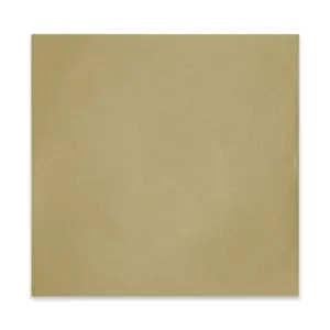 130mm Square Rustic Pure Gold Recycled Kraft Pearlescent Envelopes (120gsm) - View 3