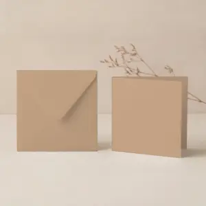 125mm Square KraftPak™ Evadale Two Sided 100% Recycled Card Blanks & 130mm SQ Recycled Fleck Envelopes Pack 2 studio pack 150mm square kraftpak evadale two sided 100 recycled card blanks 155mm sq recycled fleck envelopes pack 1791800882