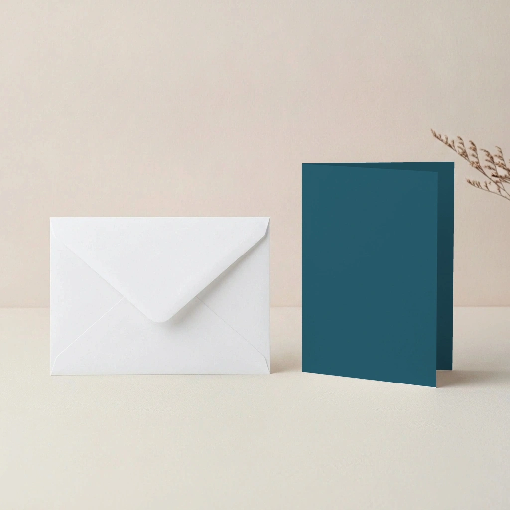 A5 Amazon Lessebo 300gsm Card Blanks & 152mm x 216mm White Envelopes Pack
