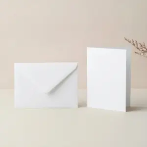 120mm x 170mm Paperline PrePrint White Card Blanks & 125mm x 175mm White Envelopes Pack 1 studio pack a6 paperline preprint white card blanks c6 white envelopes pack 1791800899